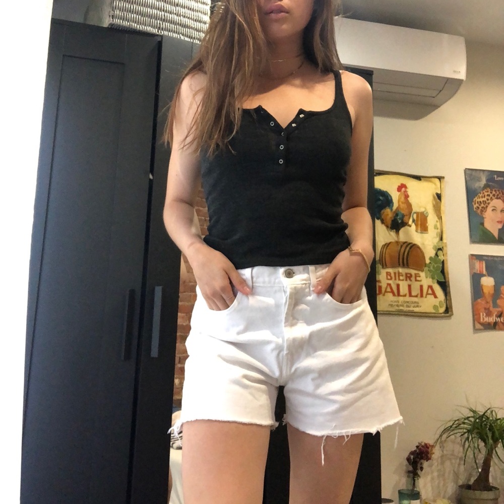 Brandy dark grey tank top
